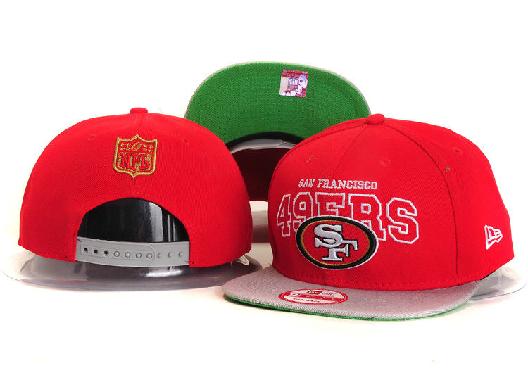 San Francisco 49ers Red Snapback Hat YS